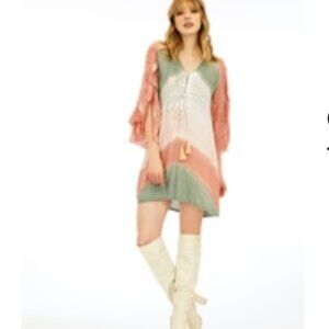 NTW Tiare Hawaii Lily Mini Dress One Size Nata Mauve Grey